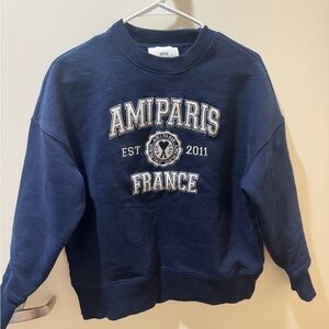 Amiparis navy France Sweatshirt